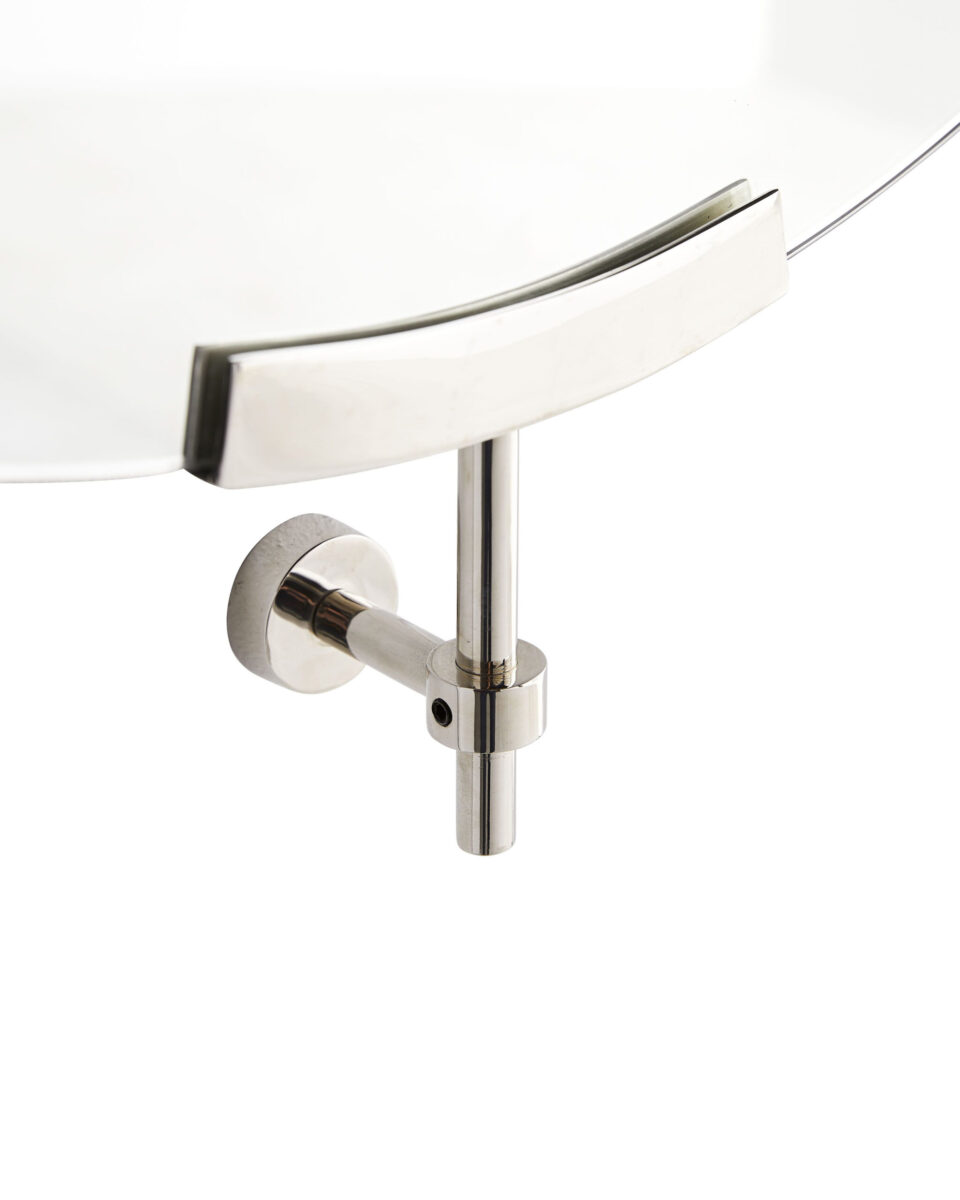 Серебряное настенное зеркало Олеан Louvre Home LHDWM281323ZYH