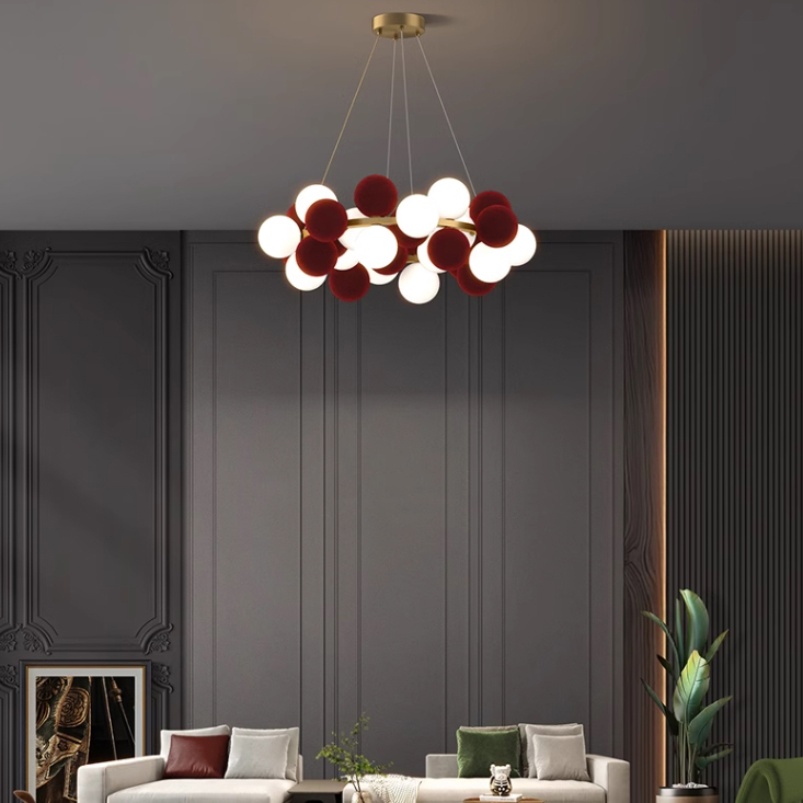 Кольцевые люстры и светильники LATTE D100 Black by ImperiumLoft