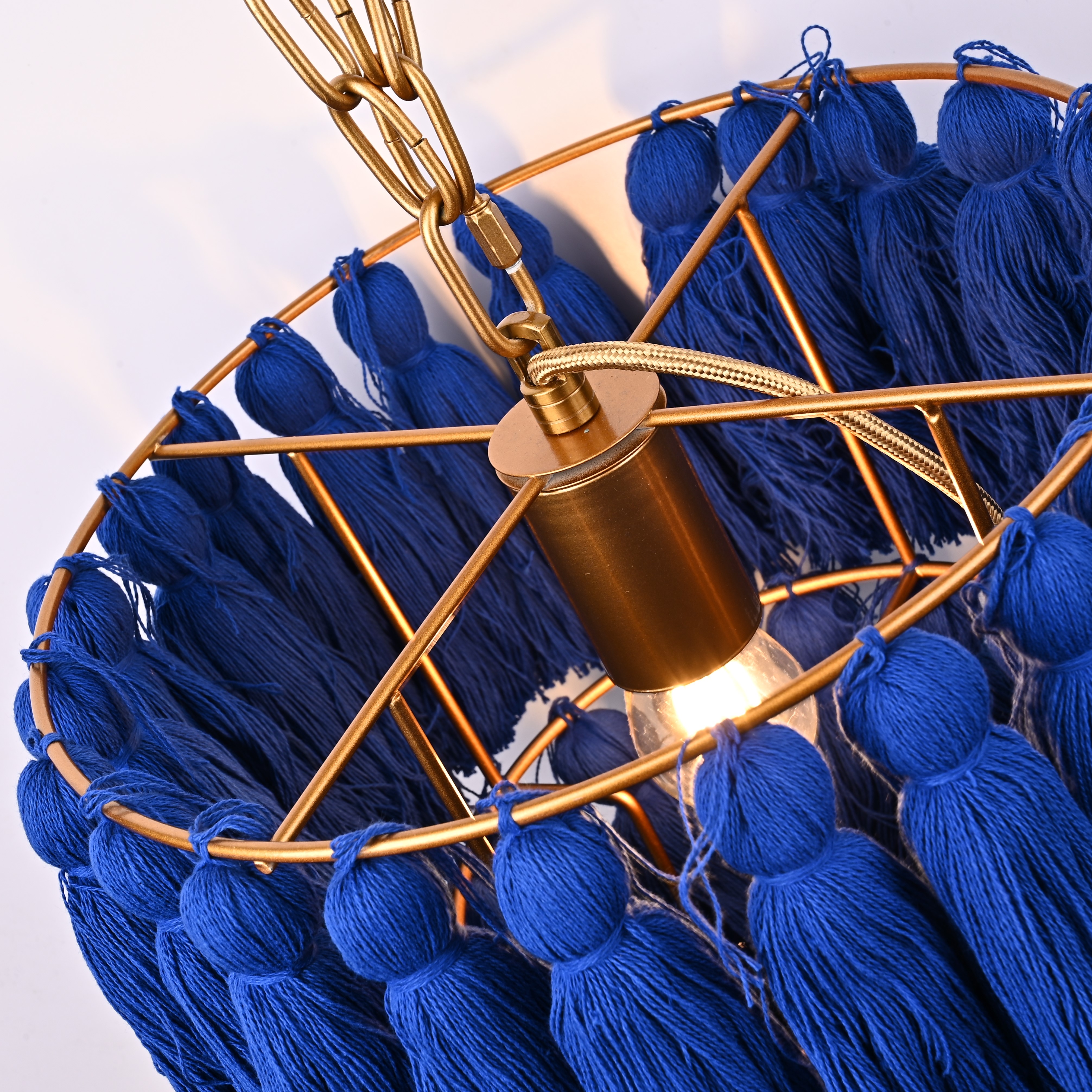 Настенный светильник TASSEL WALL Синий by ImperiumLoft