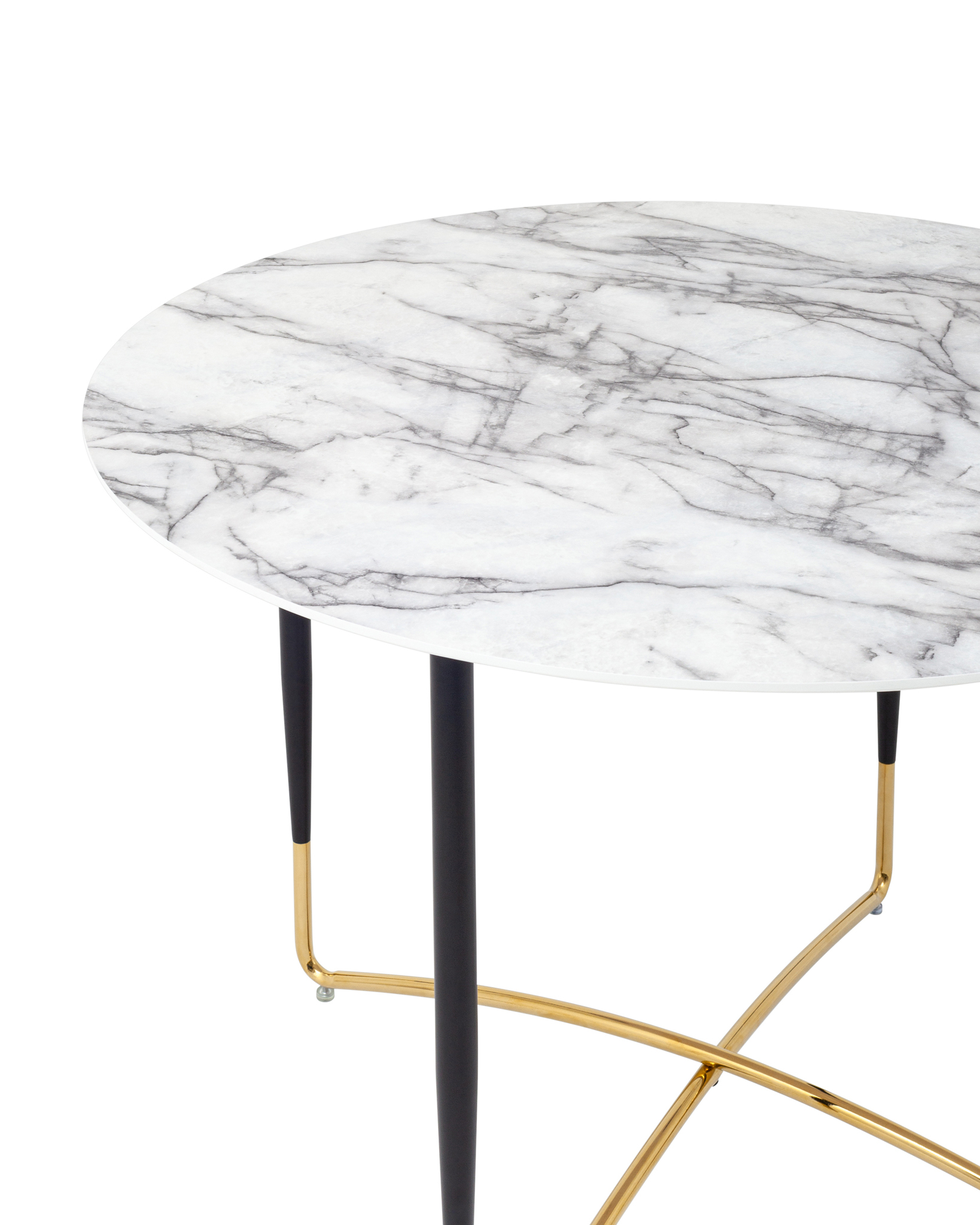 Стол обеденный Даймакс 110*110 белый мрамор Stool Group