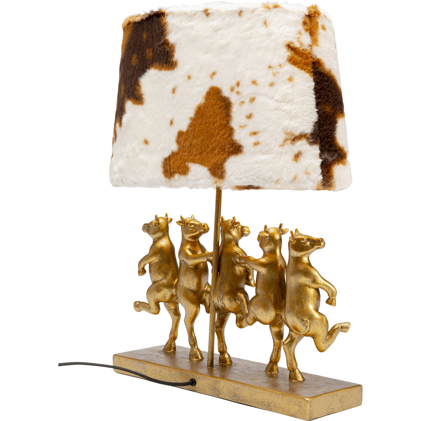 Светильник настольный Dancing Cows Fur 55cm KARE 58420