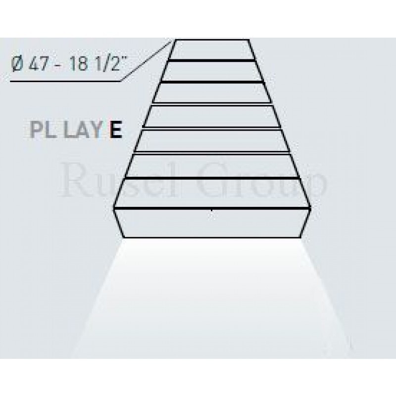 Потолочный светильник AXO LIGHT LAYERS PL E
