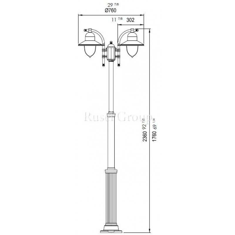 Уличный светильник Kolarz PORTO 90 94059/2L