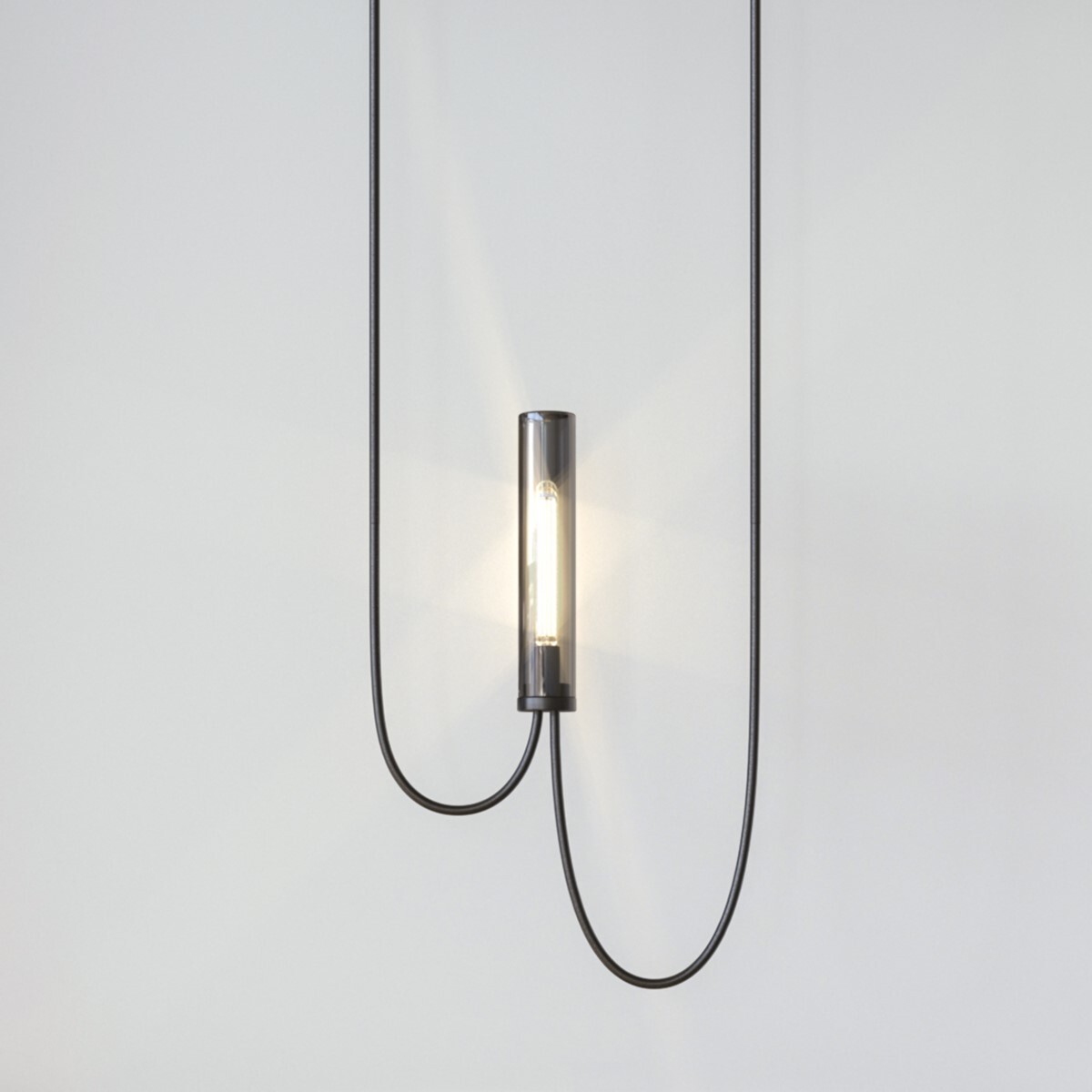 Подвесной светильник LASVIT Upside Down Single Black