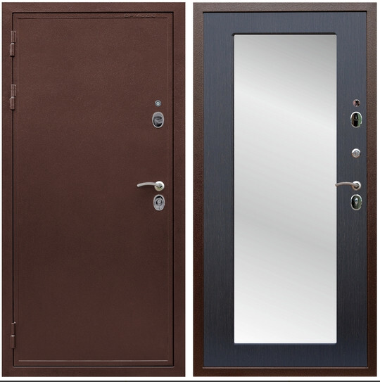 Дверь входная Graf Престиж 2 Антик медь / МДФ 10 мм ФЛЗ пастораль Венге