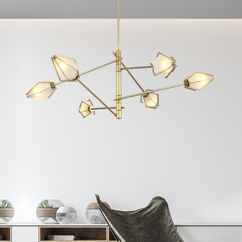 Люстра Harlow Spoke Chandelier White by ImperiumLoft