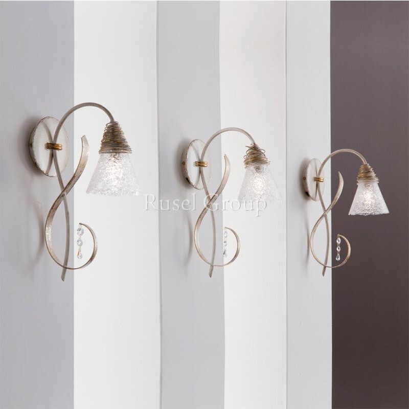 Настенный светильник Masca Siberia 1818/A1 Bianco oro