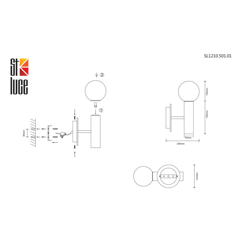 Бра ST Luce SL1210.501.01