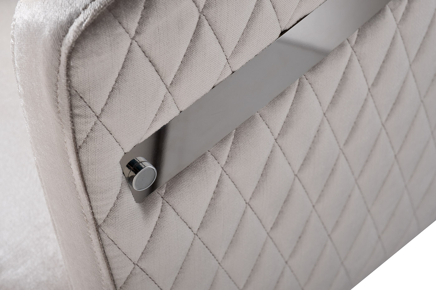 Стул велюровый серый/хром Garda Decor GY-08200