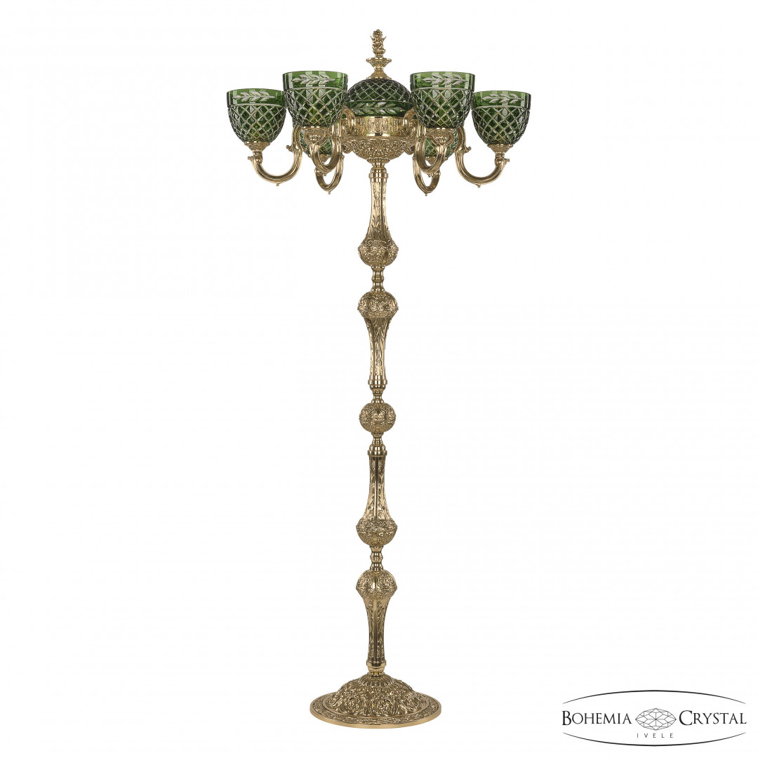 Торшер бронзовый 72003TP/6/175 G P1 U Clear-Green/H-1J FA2S
