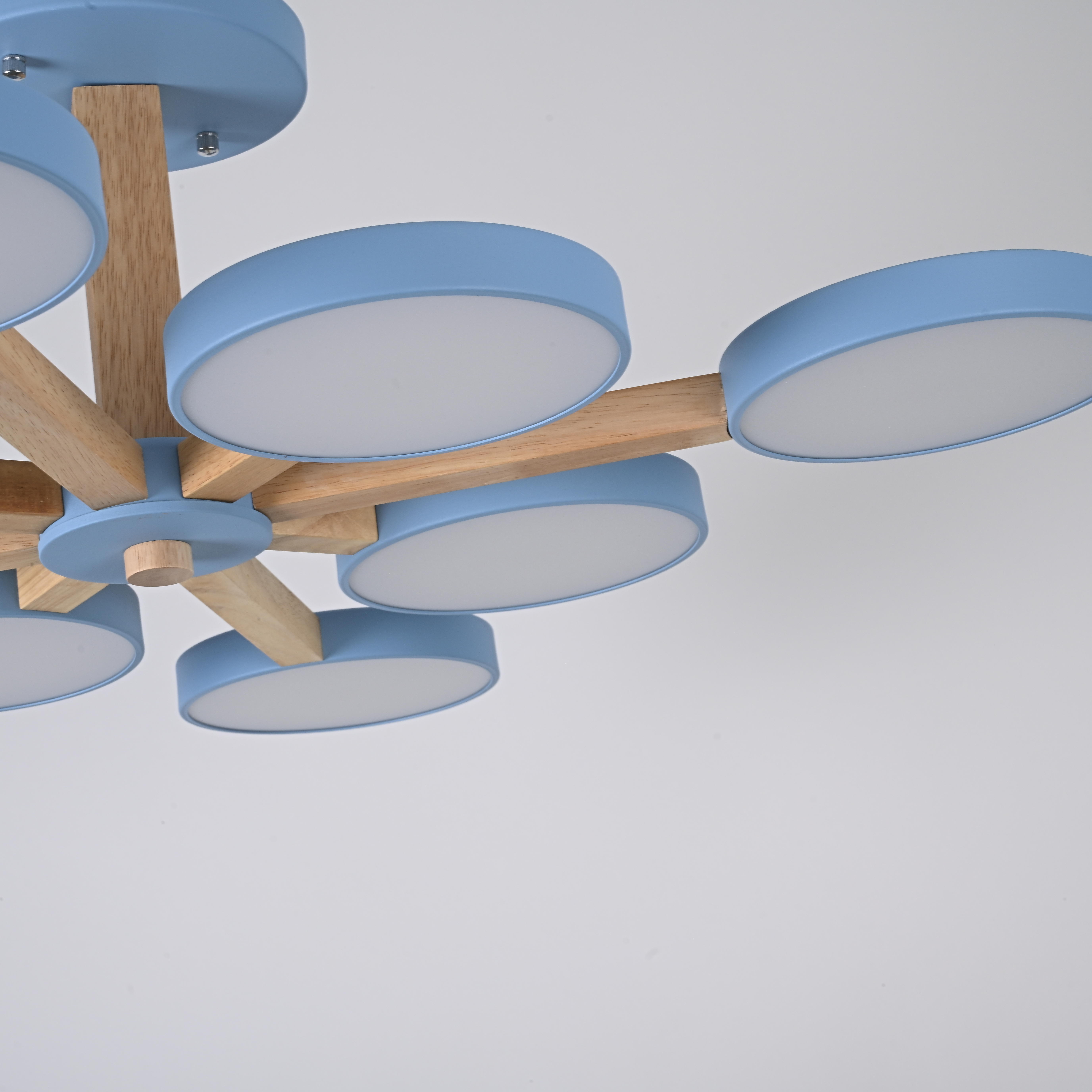 Потолочный светильник TURNA L8 Blue by ImperiumLoft
