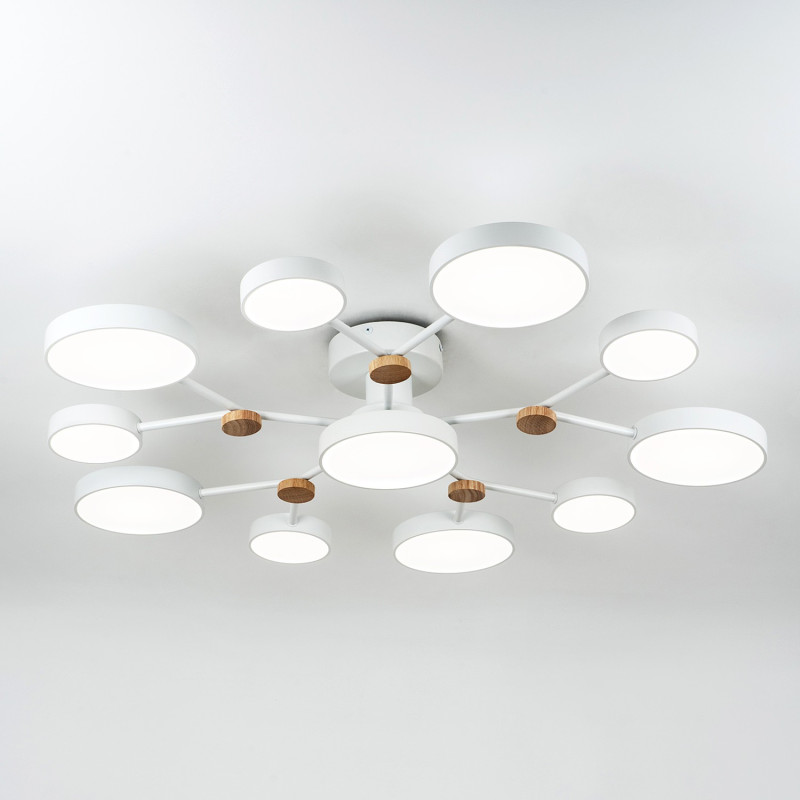 Люстра на штанге LED4U L3201-960 WT