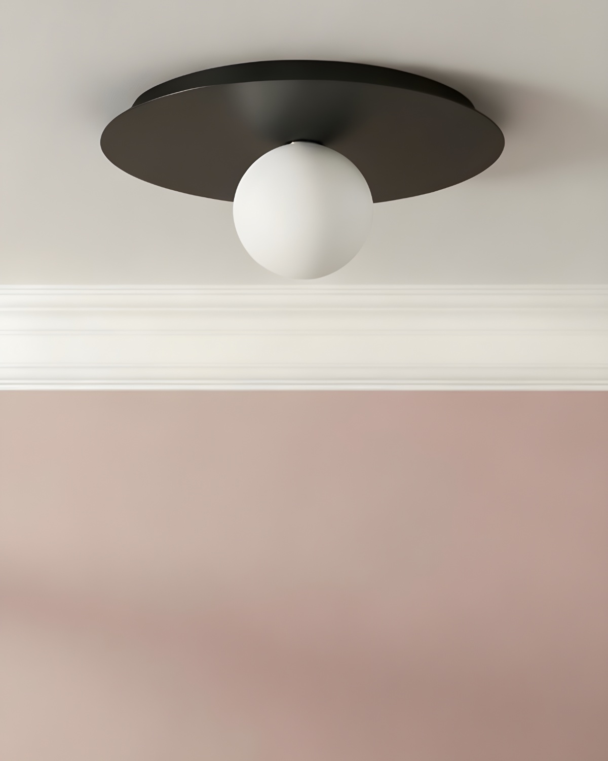 Чёрный настенно-потолочный светильник Ноа Louvre Home LFM210825SWL