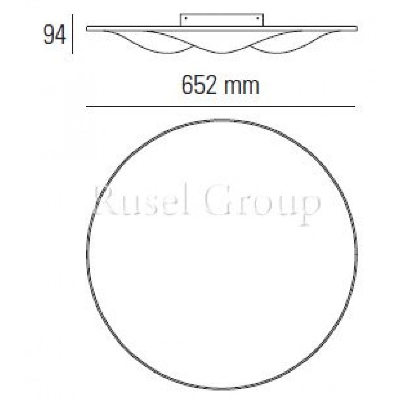 Потолочный светильник Linea Light CIRCLE WAVE 7463