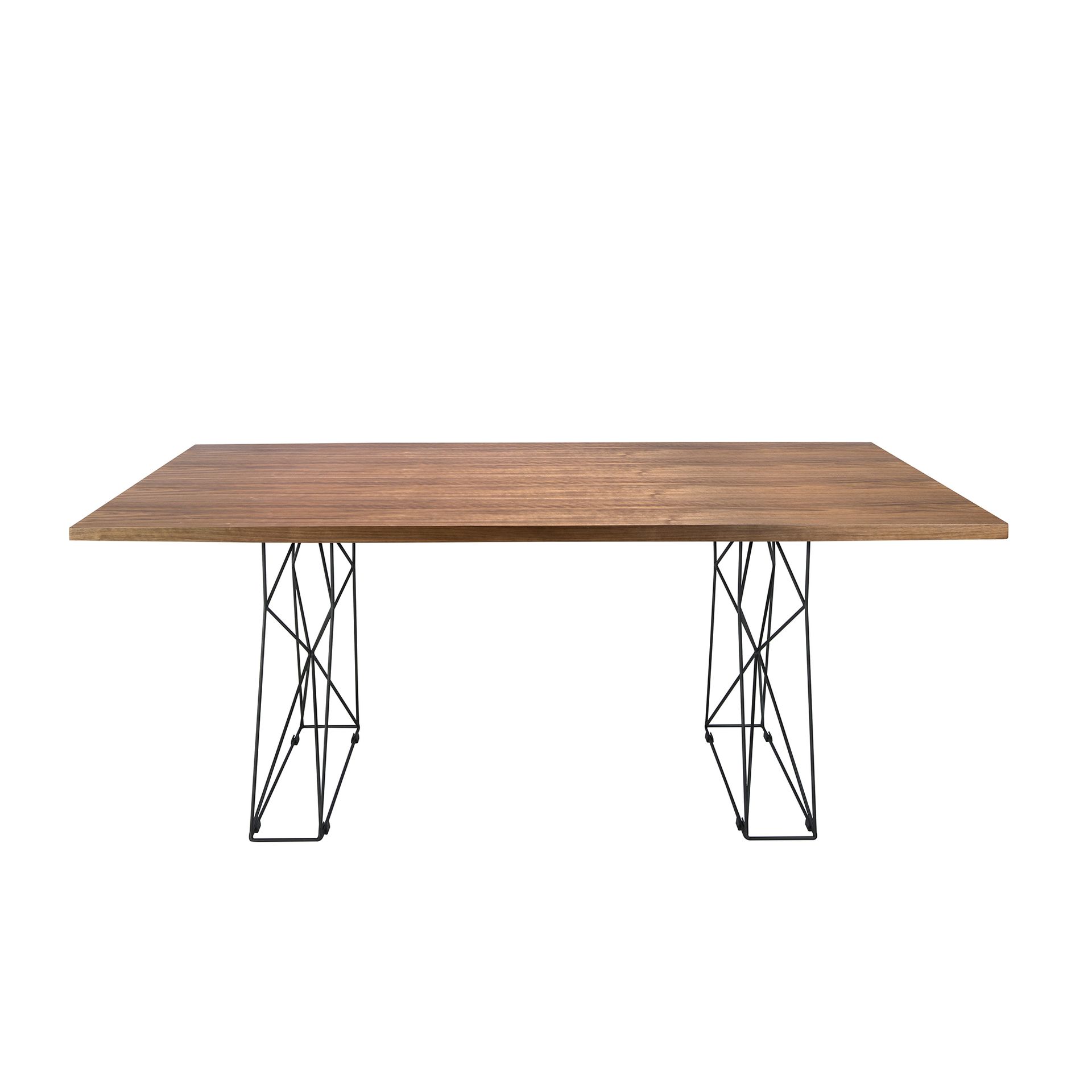 Прямоугольный обеденный стол MI2007T/1107 с ножками из черной стали Angel Cerda