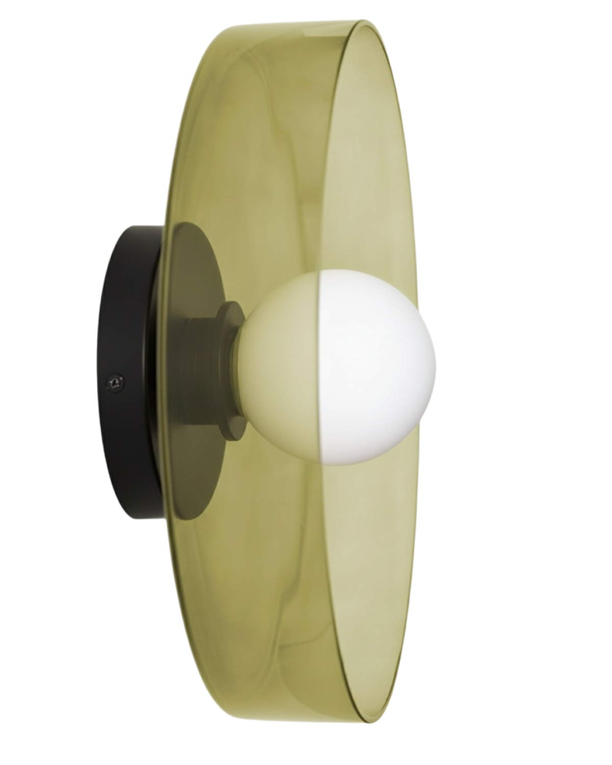 Настенный светильник “Кассель” с зеленым стеклом – Ø 35 см Louvre Home LHLSC560324SWL