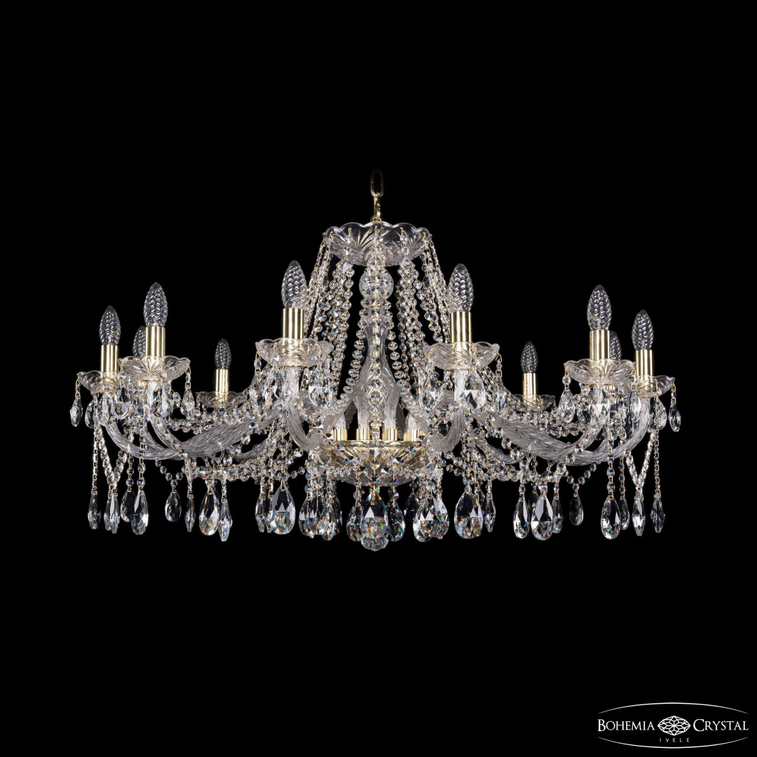 Люстра хрустальная 1413/12/360 G