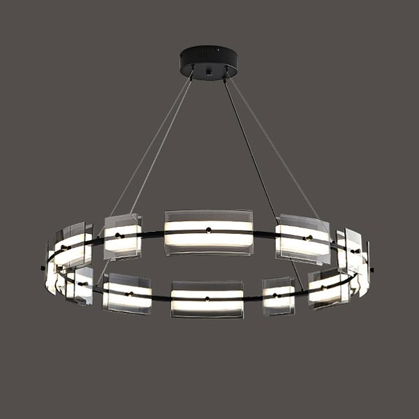 Подвесная люстра BRIAND D81 Black by ImperiumLoft