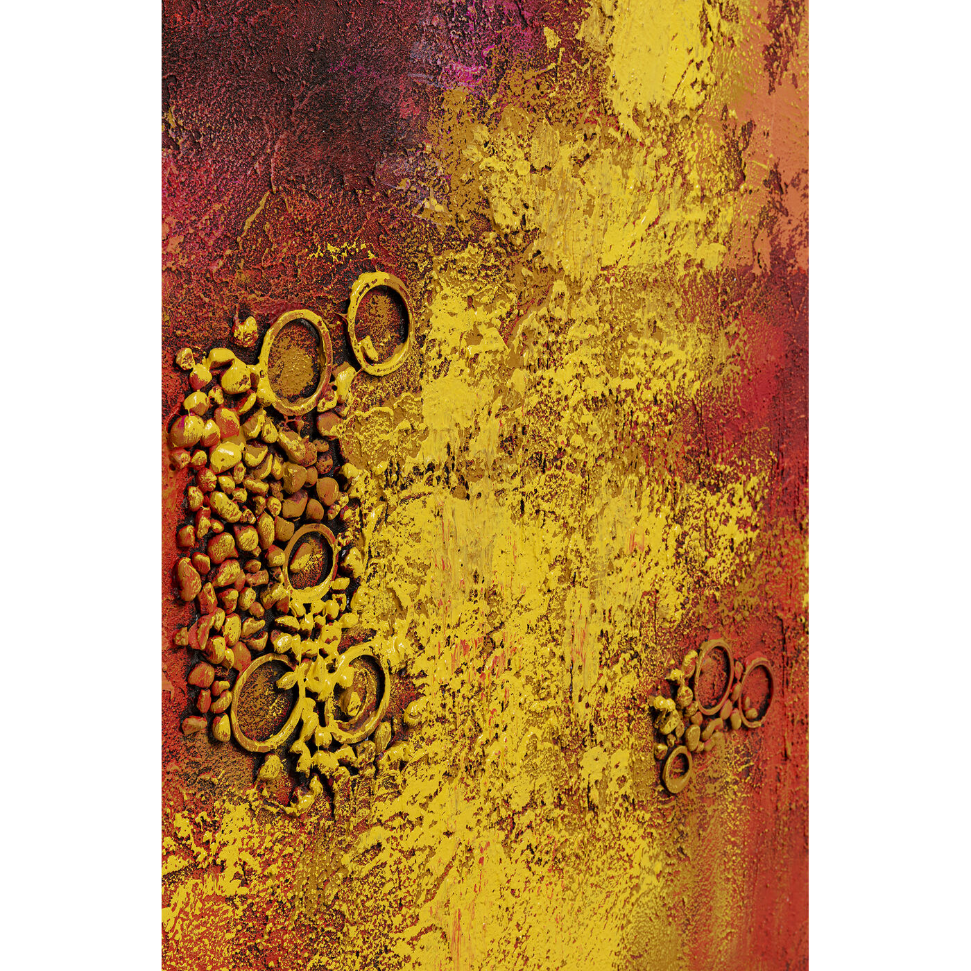 Картина на холсте Jardin Red 125x215 см KARE 55804