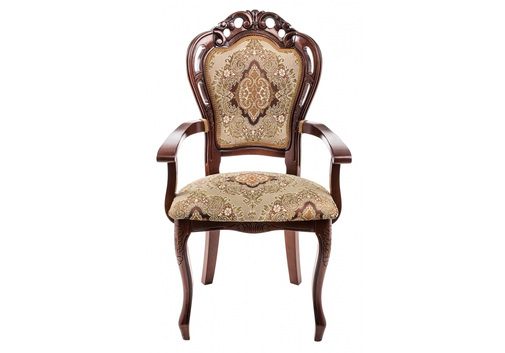 Стул деревянный Woodville Bronte вишня / патина 438330