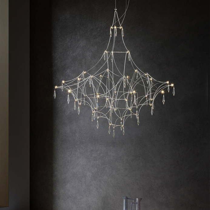 Подвесная люстра MARQUISE D80 Chrome by ImperiumLoft