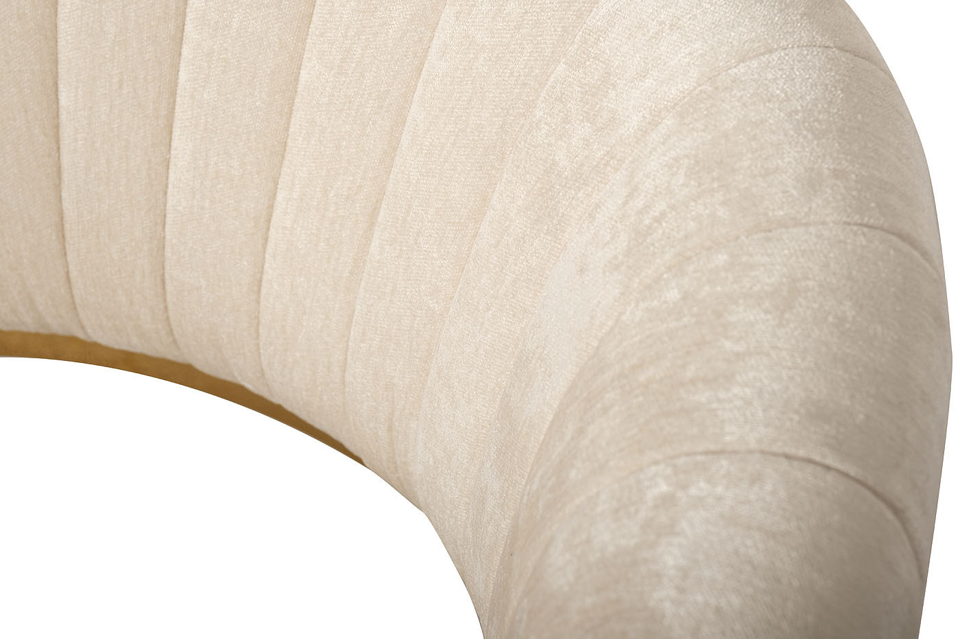 Стул велюровый кремовый/золото Garda Decor GY-DC8386GOLD-CR