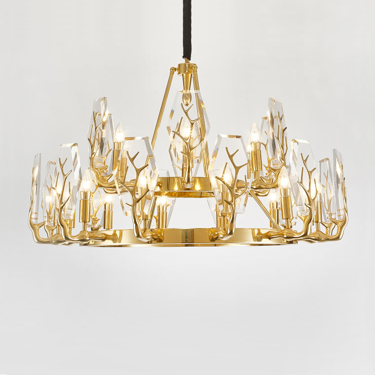 Подвесная кольцевая люстра PRIME D95 by ImperiumLoft