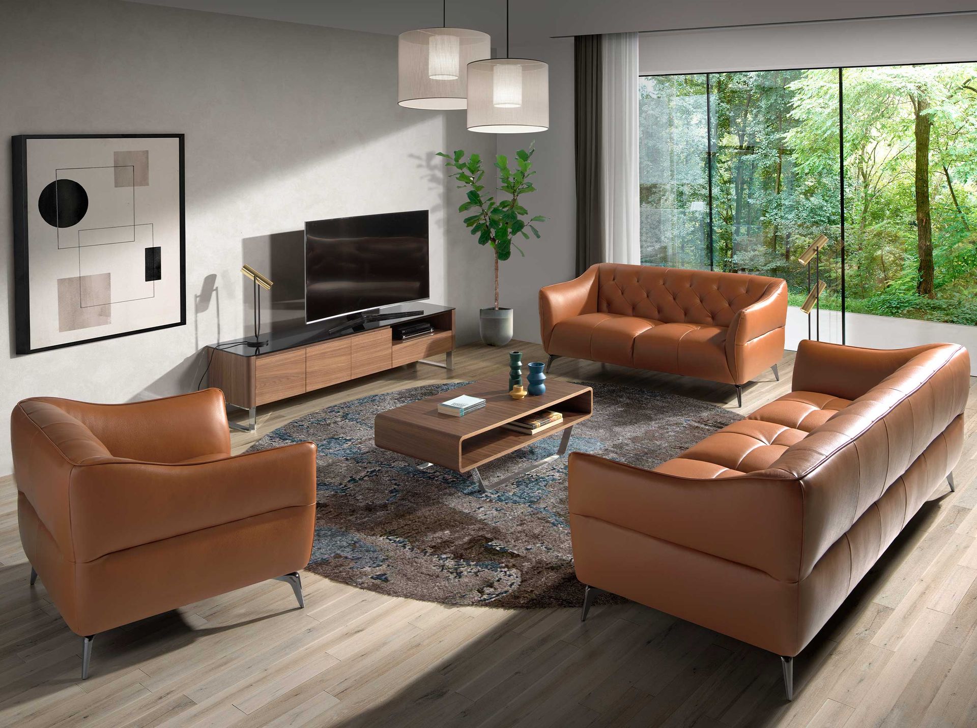 Ореховый журнальный столик 136-A /2002 Angel Cerda