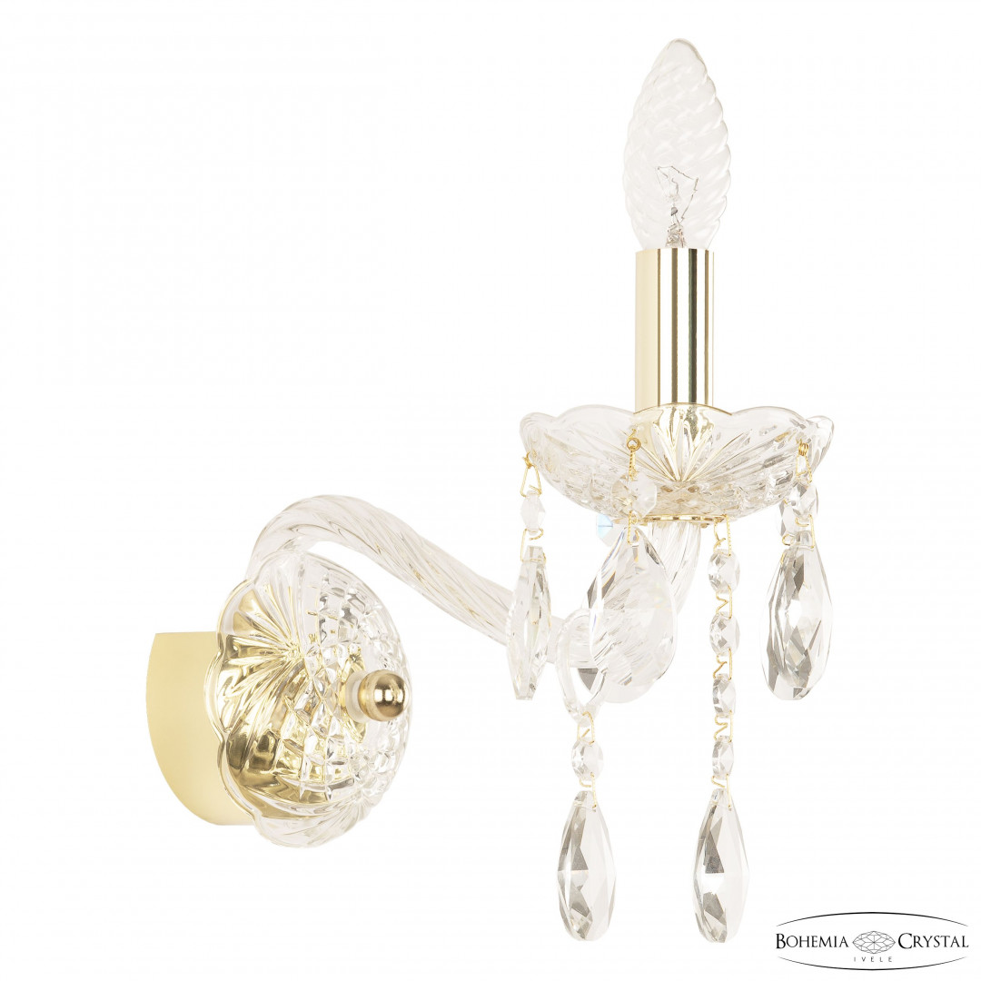 Бра хрустальные 107B/1/165 G Bohemia Ivele Crystal
