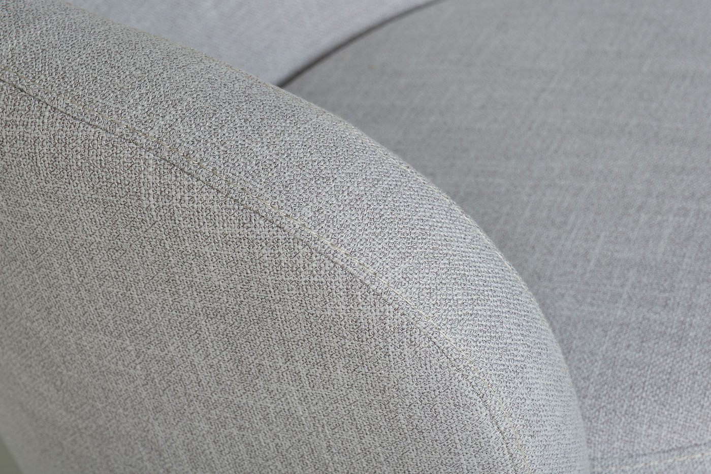 Кресло Napoli вращающееся светло-серая рогожка Garda Decor Napoli-2K-СВ.СЕР-Bergamo90