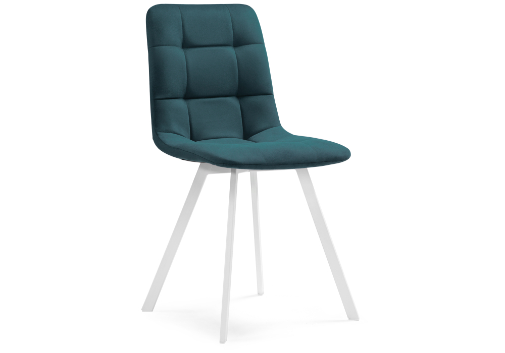 Стул Woodville Чилли морская волна / белый 489707