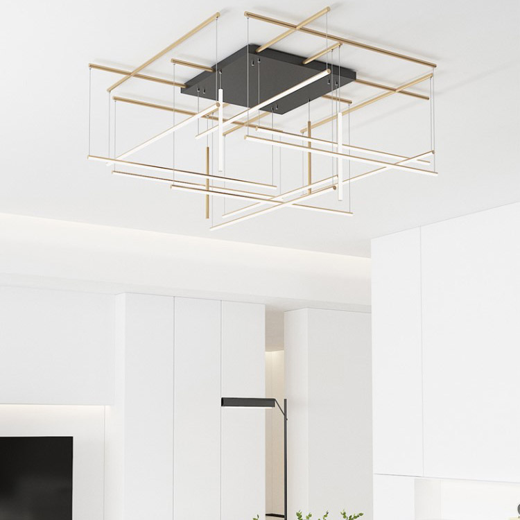 Потолочная люстра INLET E Black by ImperiumLoft