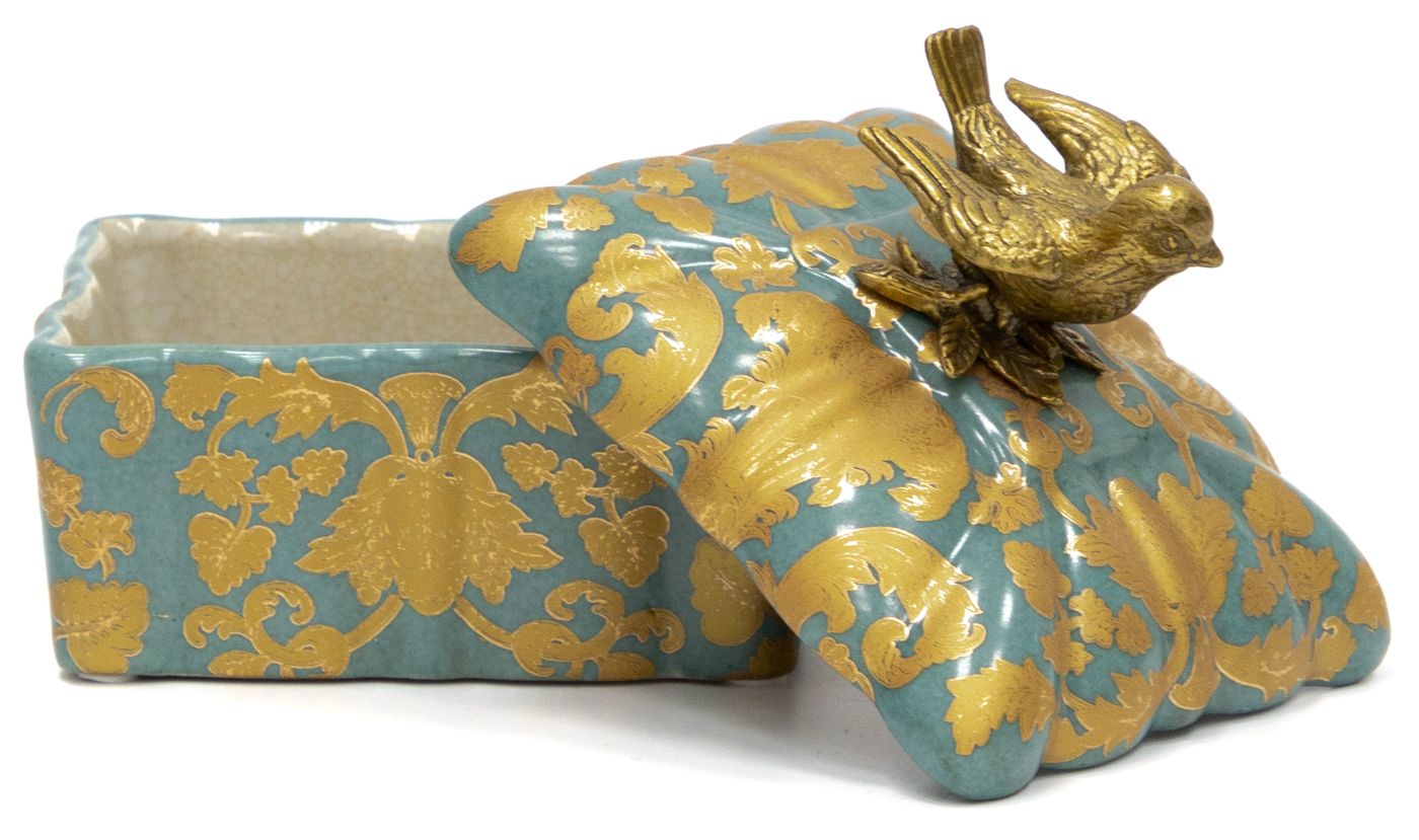 Шкатулка с птичкой Glasar 31G2488/B933C/NB4199