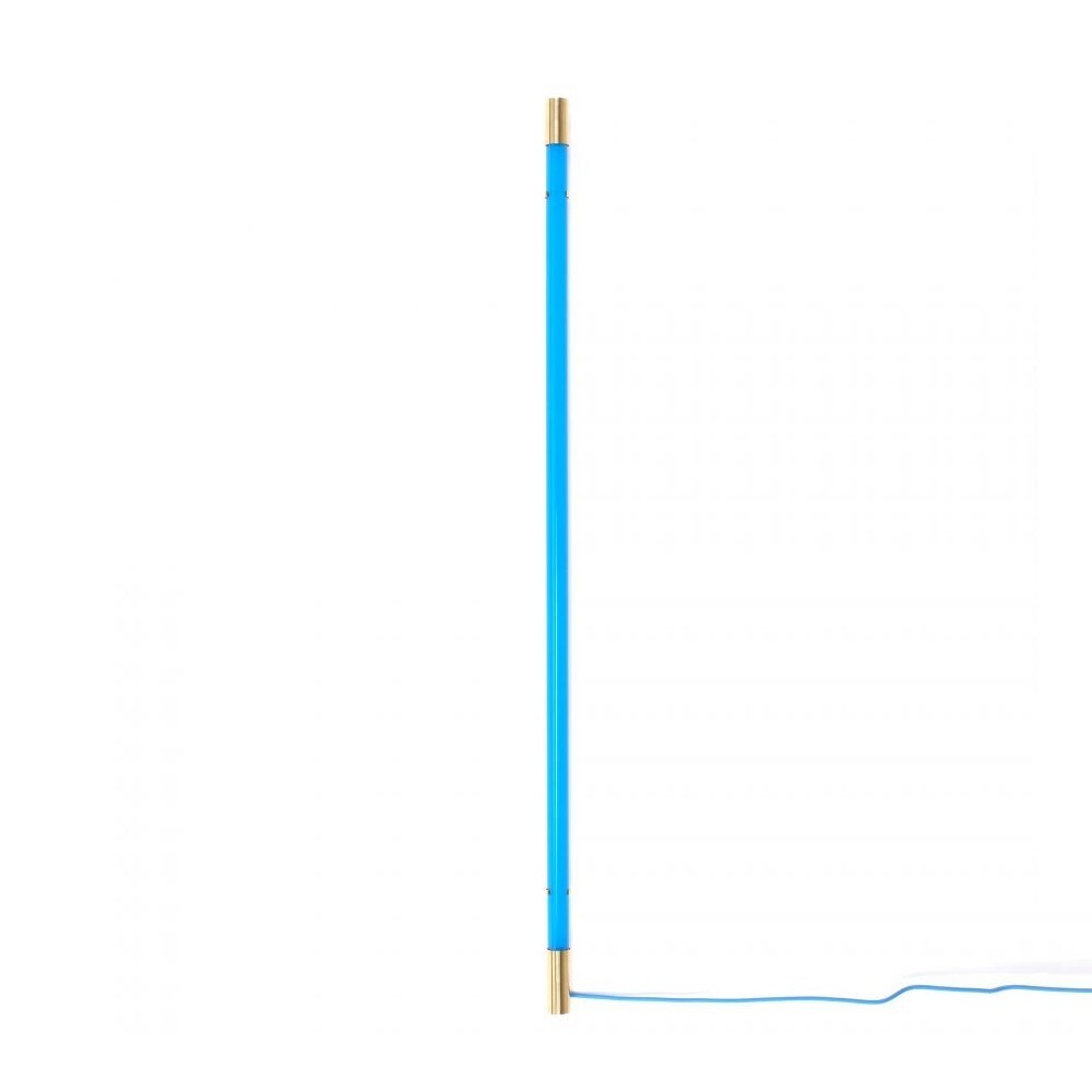 Настенный светильник Seletti Linea Golden End Blue 06940 BLU