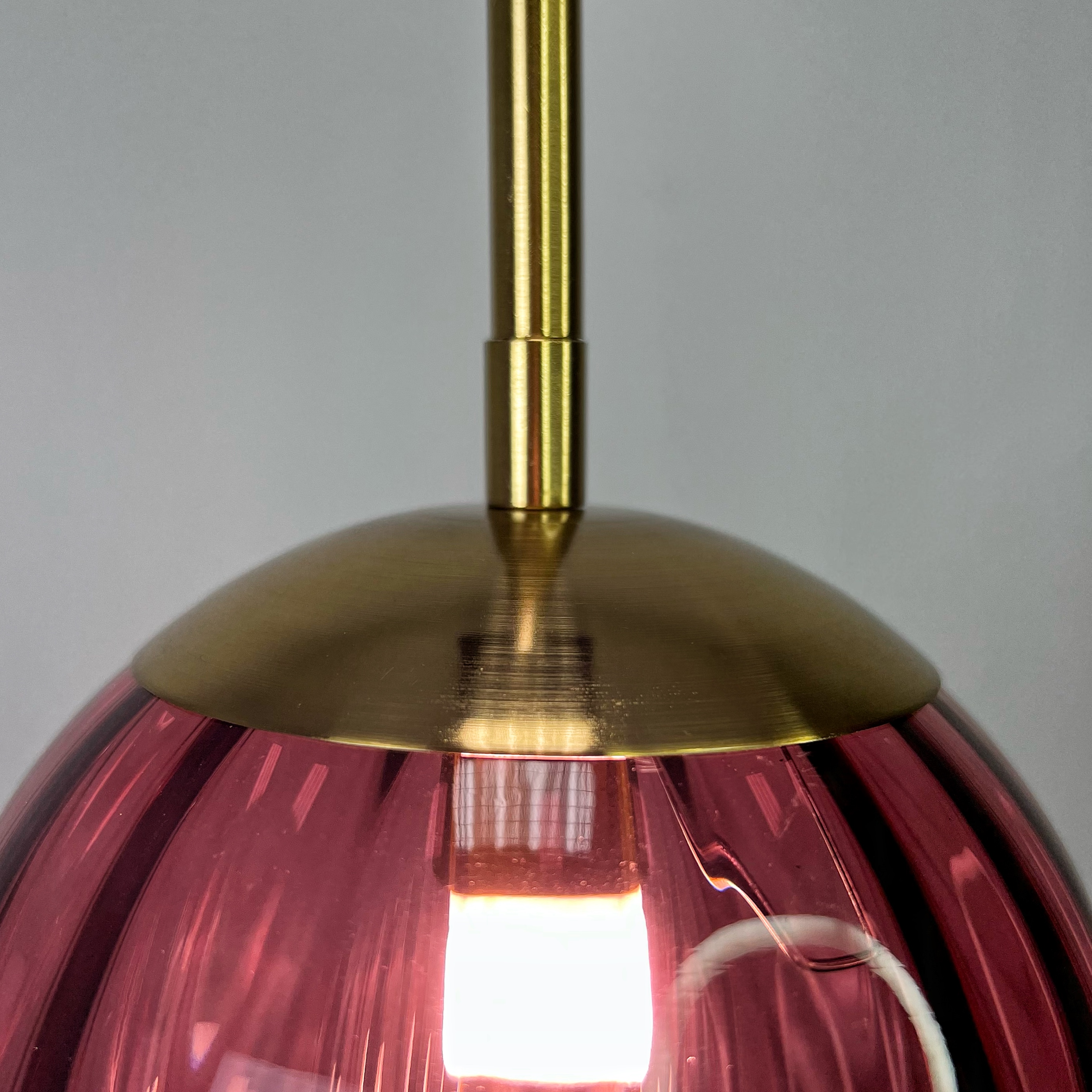 Подвесной светильник ASKA D150 purple by ImperiumLoft