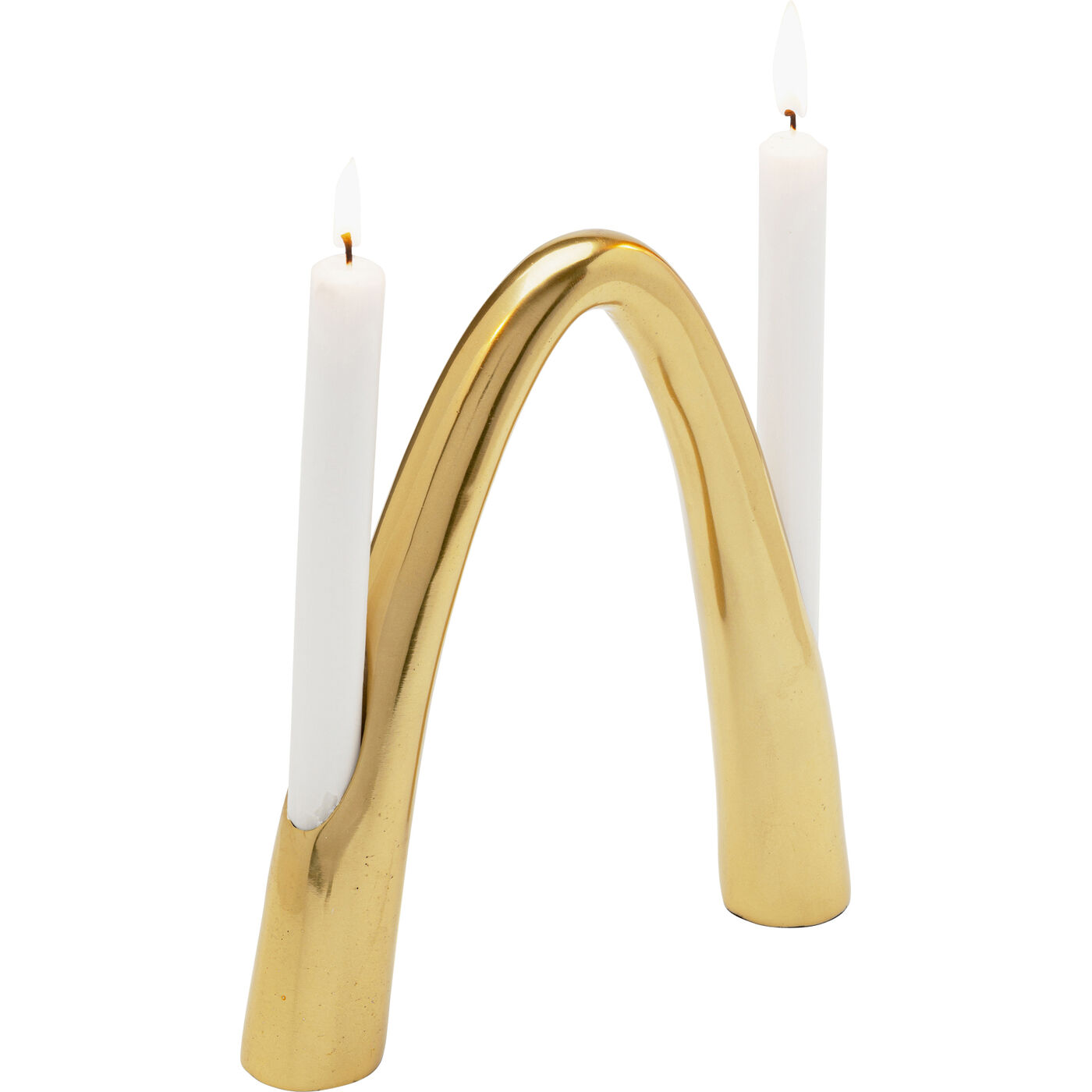 Подсвечник Bow Duo Gold 25cm KARE 57124