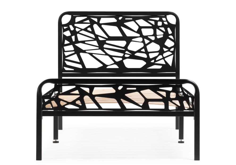 Кровать Woodville Кубо 90х200 черный 533090