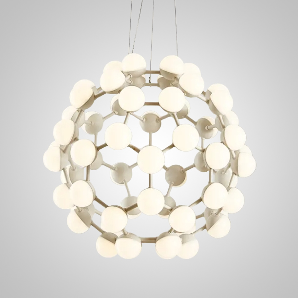 Подвесная люстра MESH D75 White by ImperiumLoft