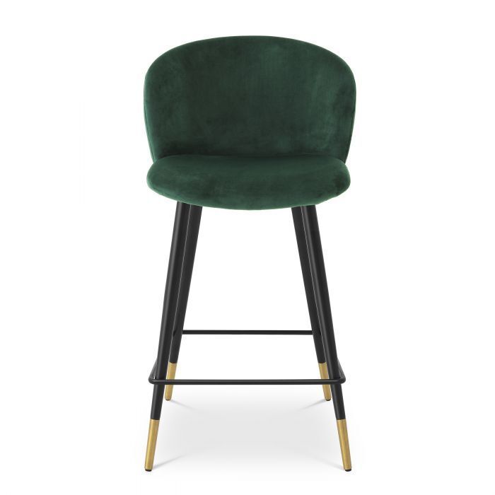 Барный стул Eichholtz Volante dark green velvet 115738