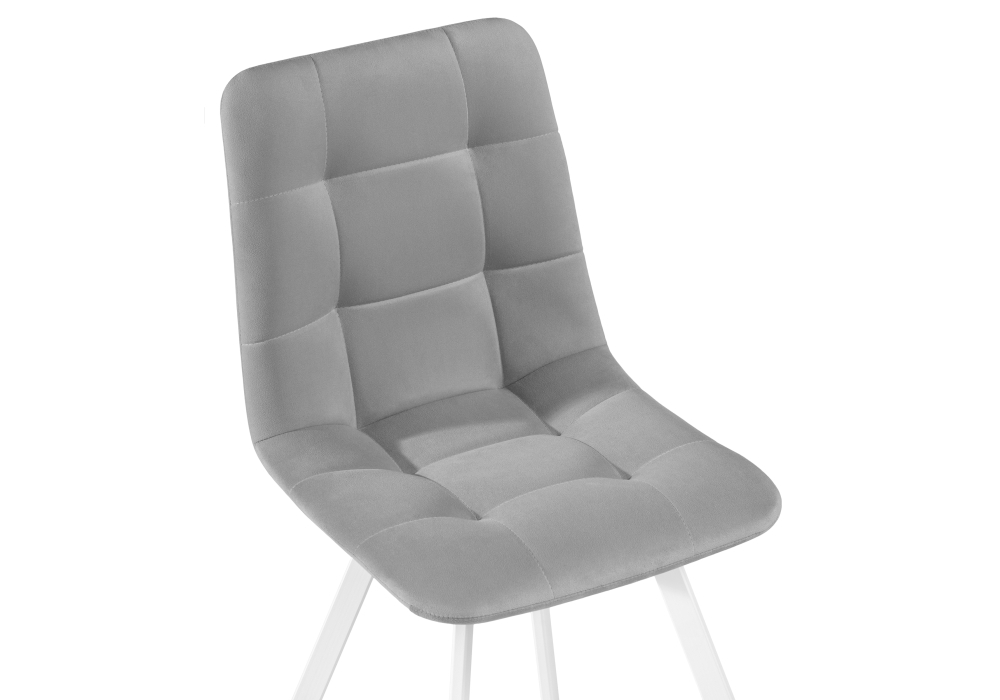 Стул Woodville Чилли светло-серый / белый 489723