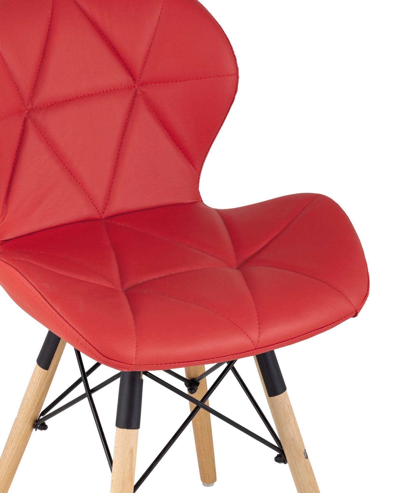 Стул Бон экокожа красный Stool Group