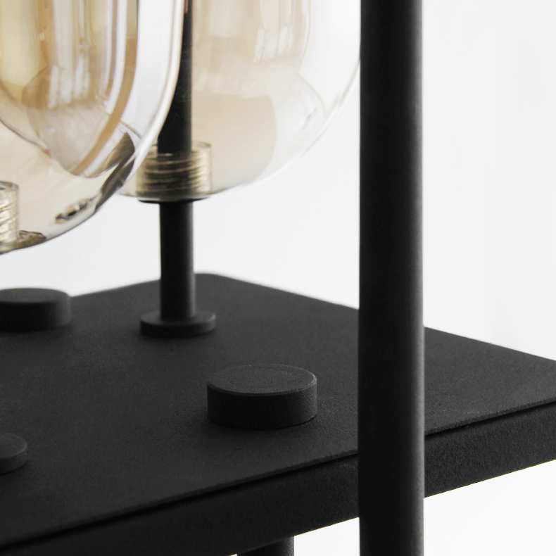 Реечная люстра CANDLE 2 L120 by ImperiumLoft
