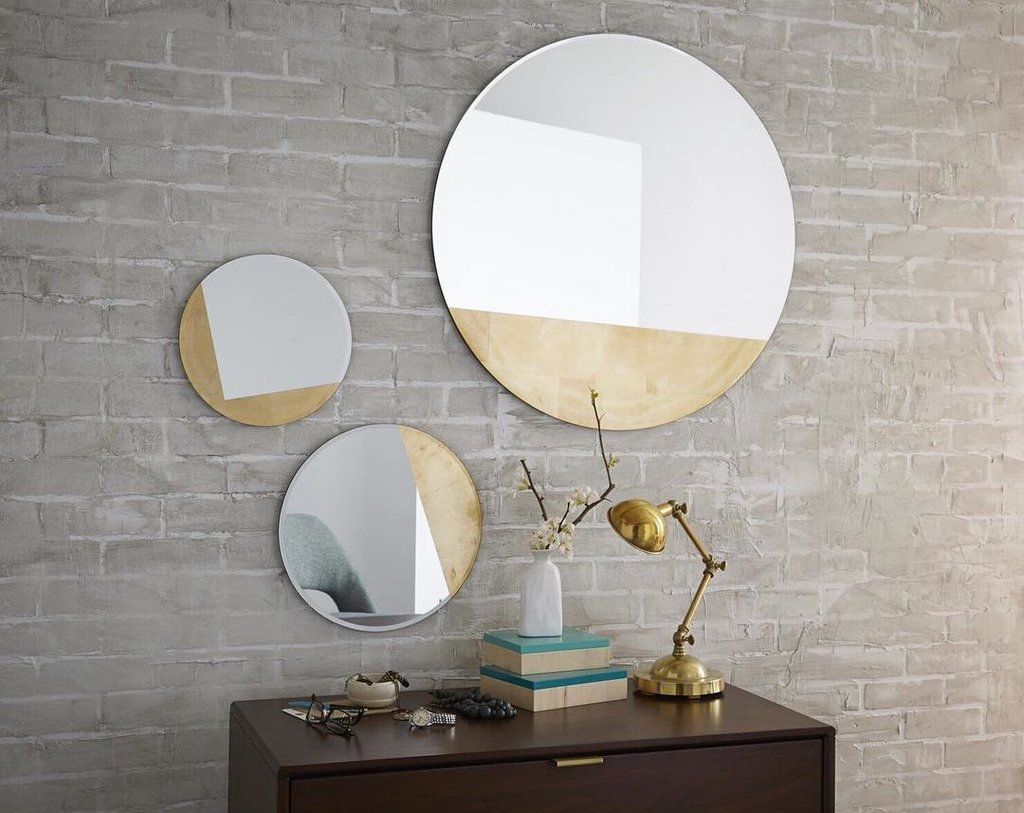 Mars Gold Сет из 3-х зеркал Ø55, Ø30, Ø20 см Art-Zerkalo SM015GL