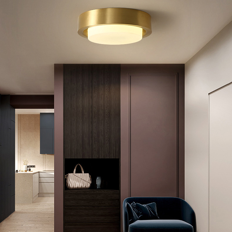 Потолочный светильник BUTTON GOLD D28 by ImperiumLoft