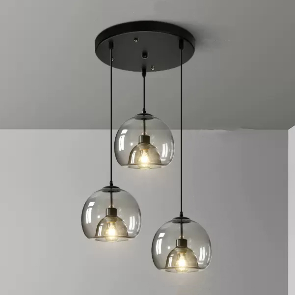 Подвесной светильник FOCUS TRIO D30 Grey by ImperiumLoft