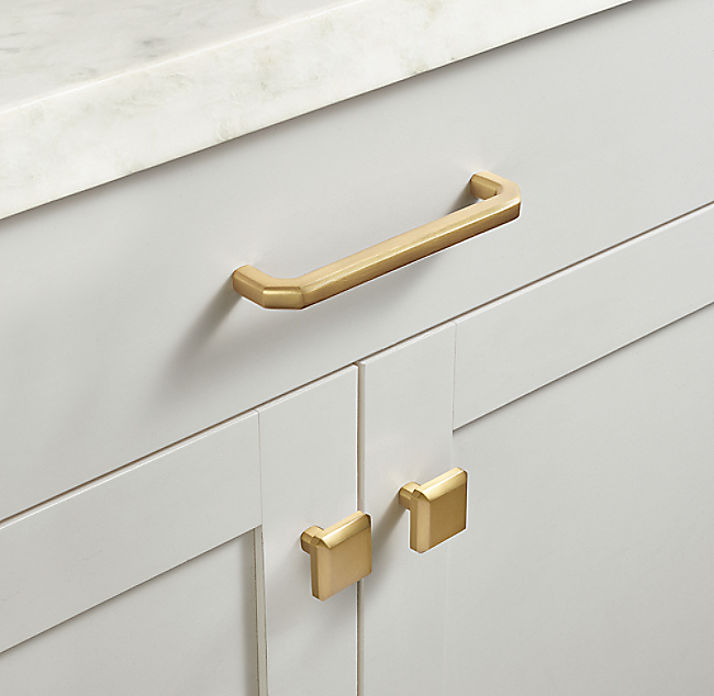 Ручка-скоба Restoration Hardware Regent L.15.2 Lac.Burnished Brass