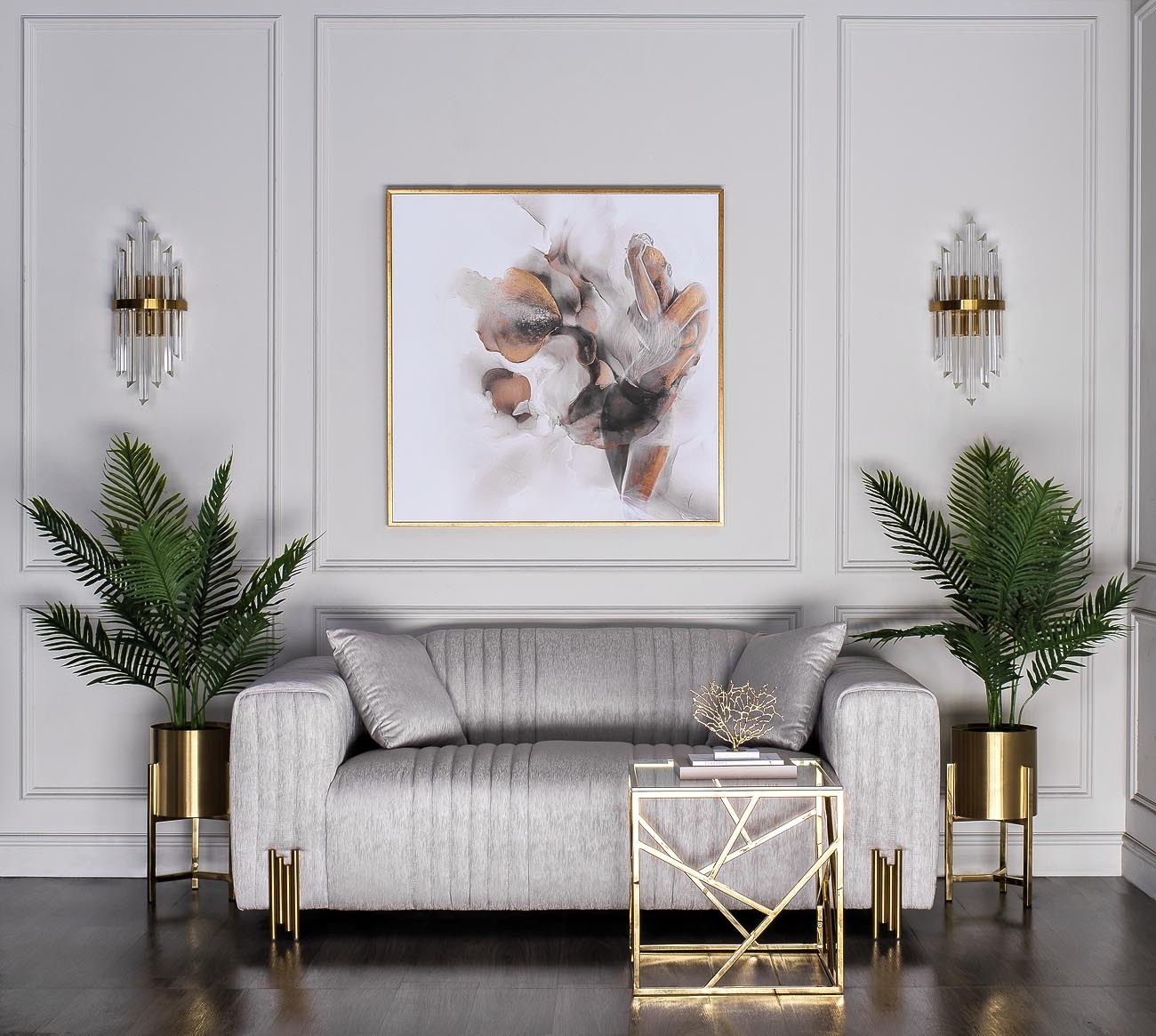 Холст "Песня поющего цветка" Garda Decor 54STR-AQUARELLE6