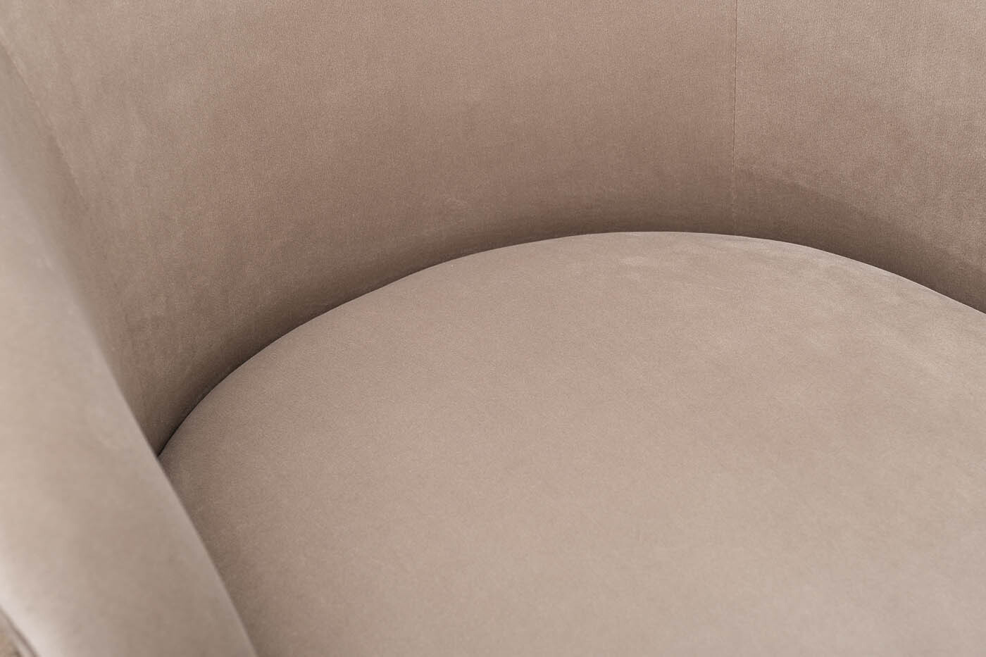 Кресло велюровое бежевое Garda Decor 48MY-2582 BEG GO