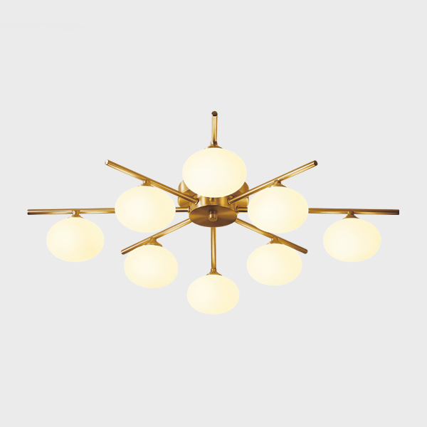 Потолочная люстра DAHLIA B L8 White by ImperiumLoft