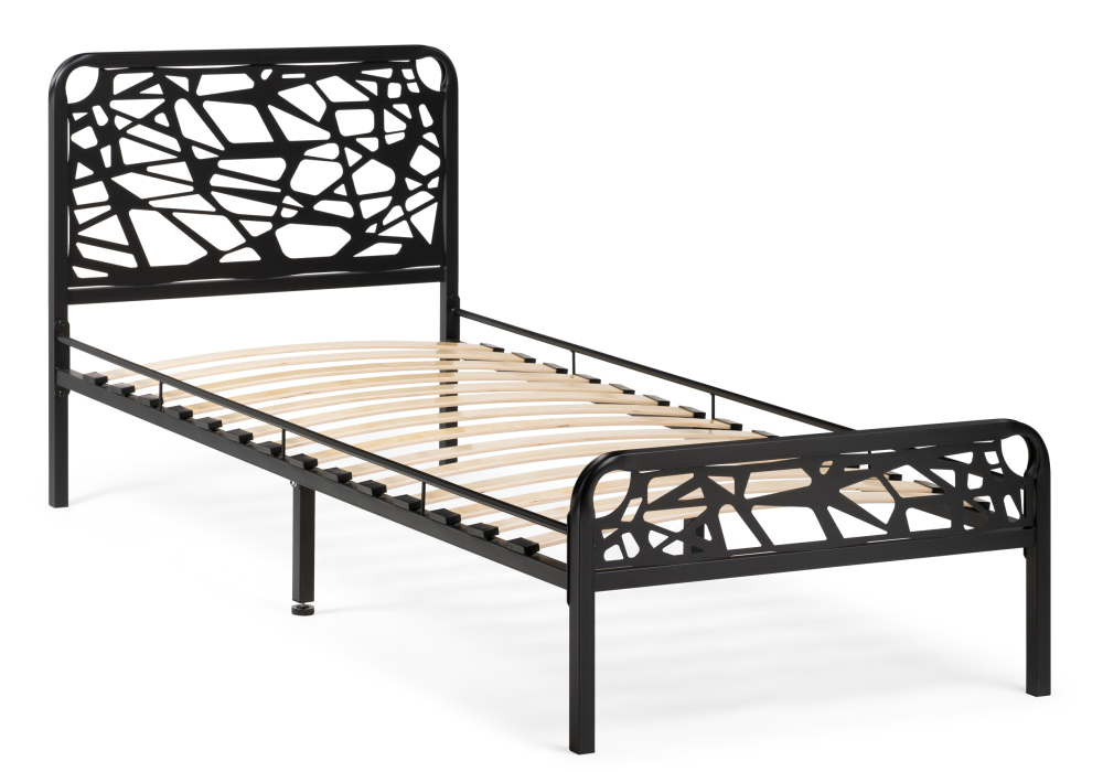 Кровать Woodville Кубо 90х200 черный 533090